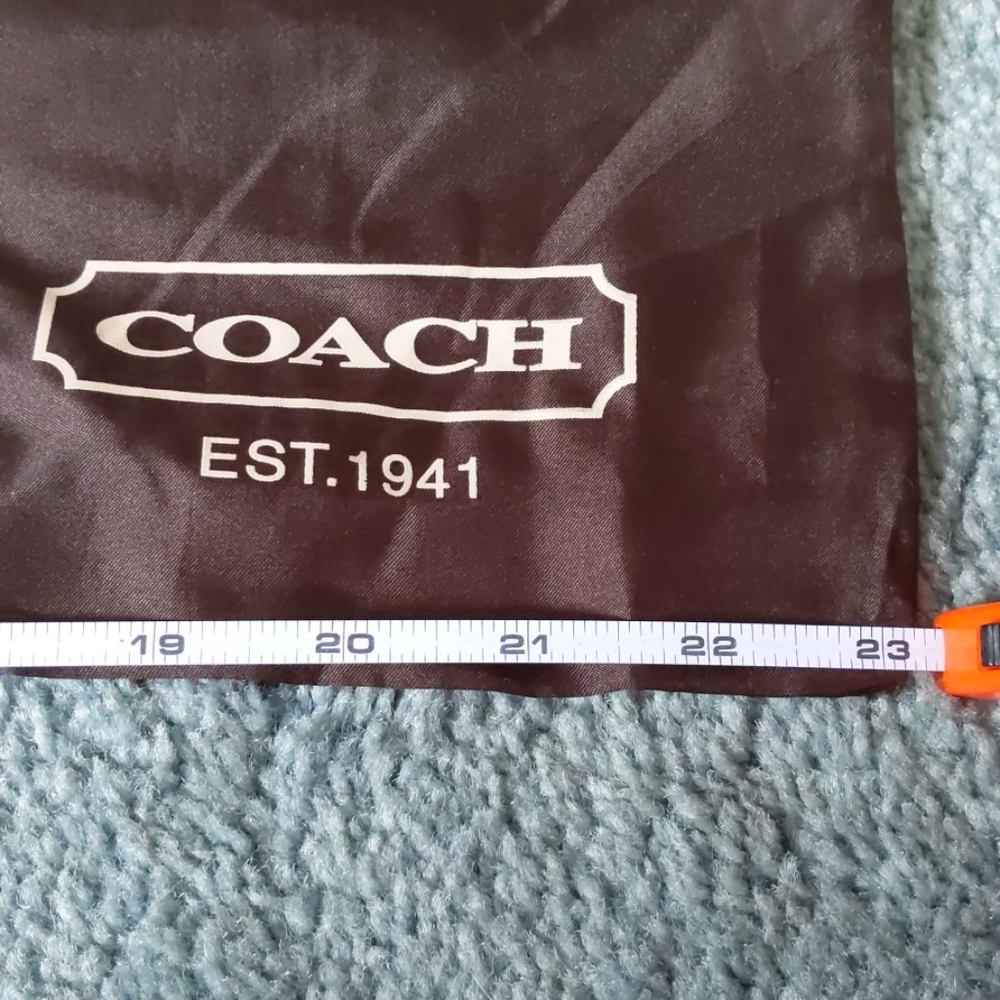 Coach dust bag